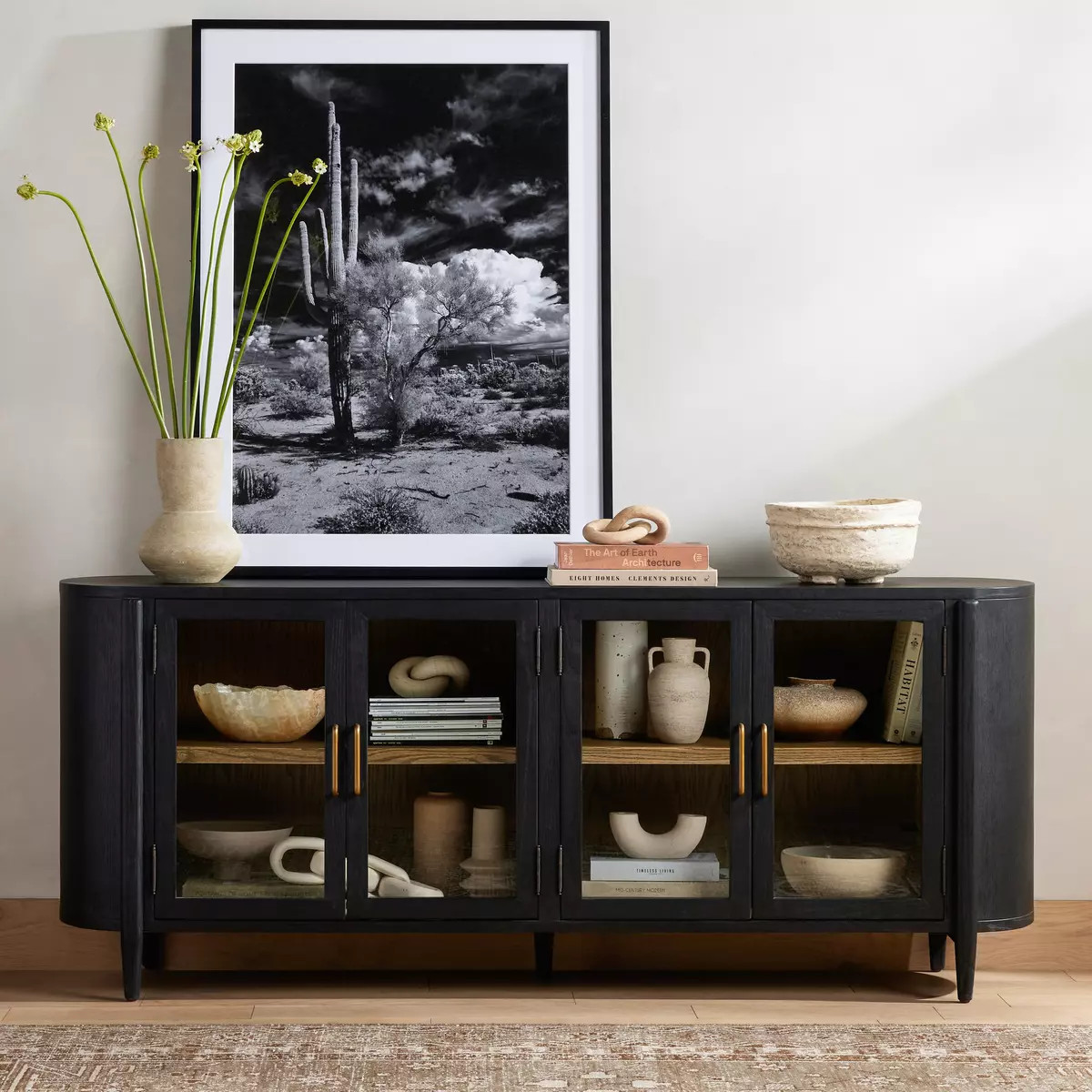 Four Hands Tolle Sideboard Drifted Matte Black1