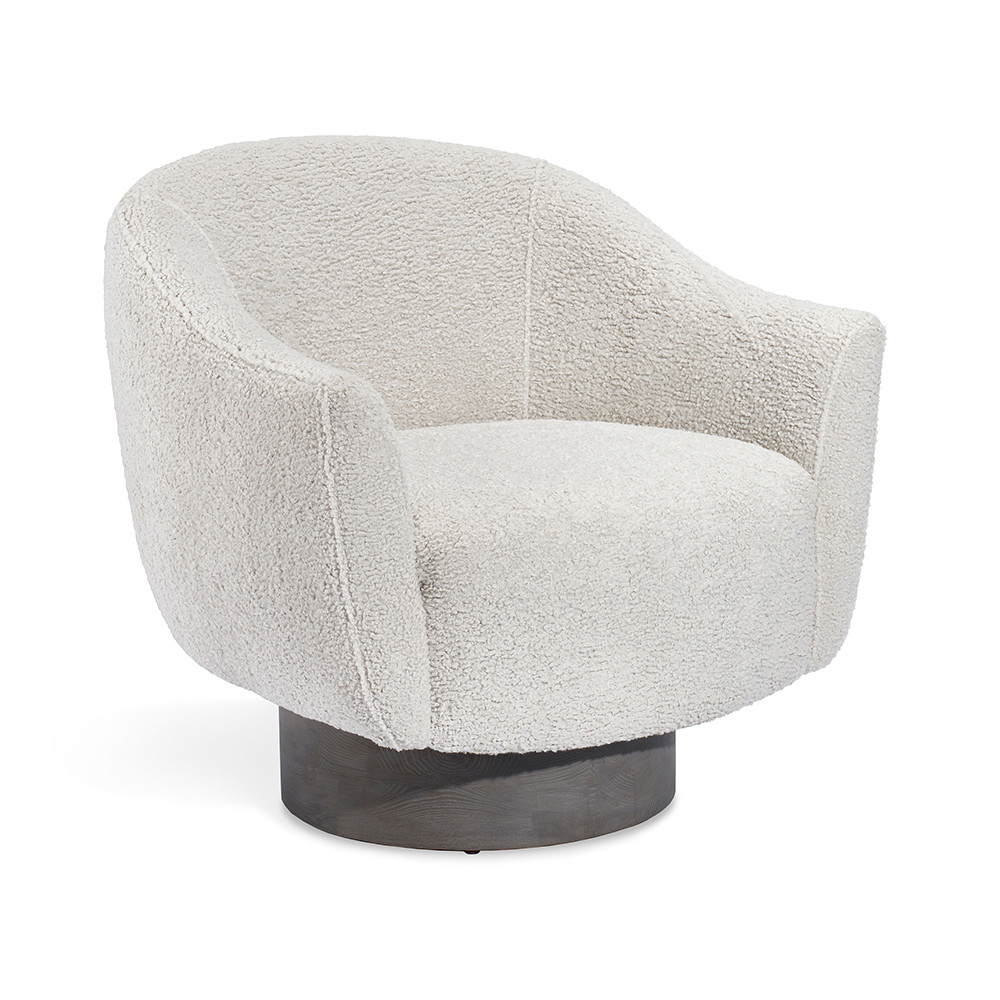 Interlude Home Simone Swivel Chair - Thumbnail 5