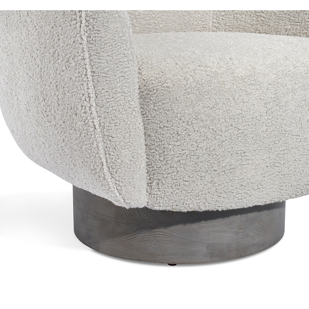 Interlude Home Simone Swivel Chair - Thumbnail 3