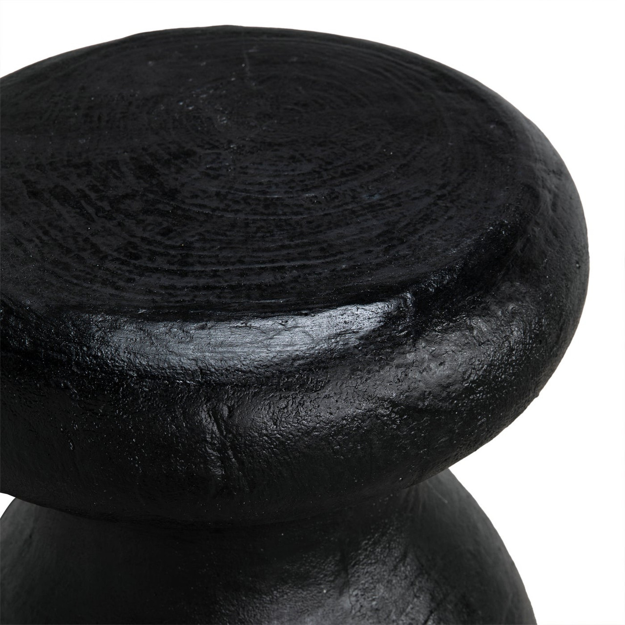 Noir Samson Stool/Side Table - Thumbnail 3