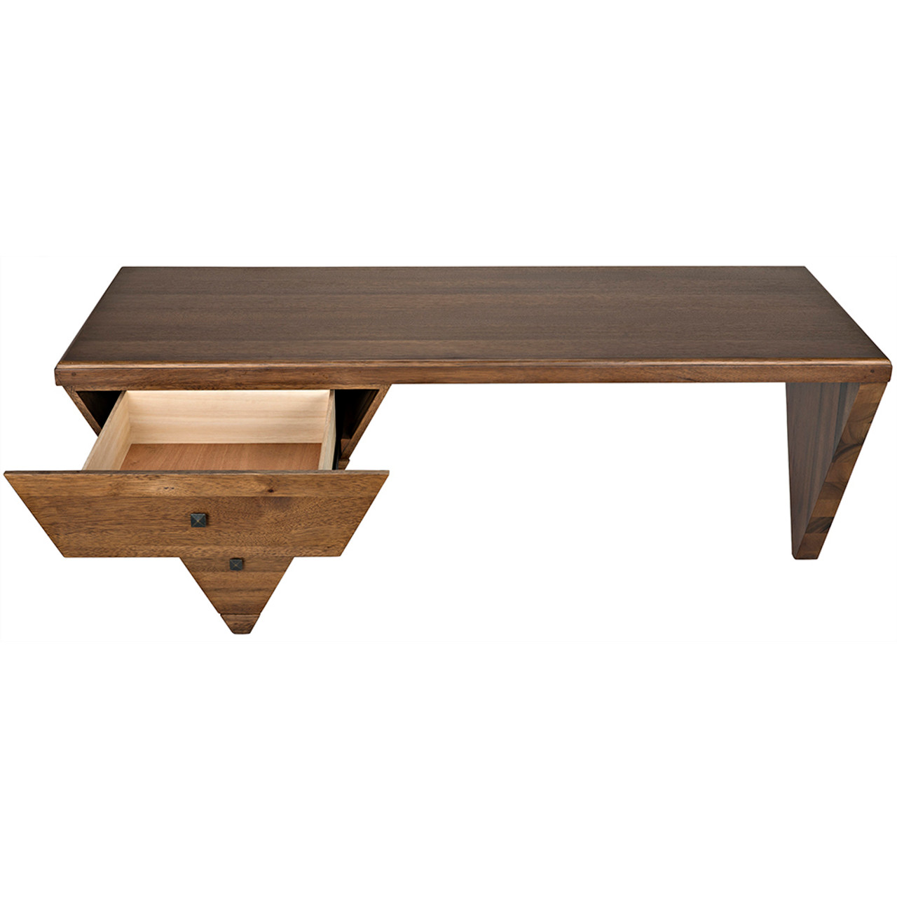 Noir Tetramo Desk - Dark Walnut