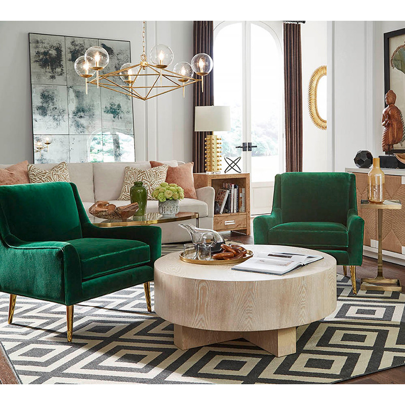 Worlds Away Oval Starburst Mirror - Gold Leaf