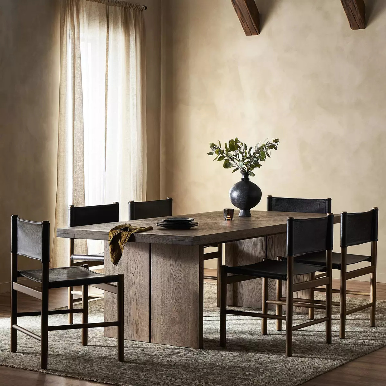 【Lrose】WTW　APERTO DINING TABLE 1600 Four Hands Warby Dining Table - Worn Oak