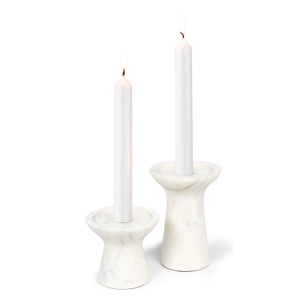 Regina Andrew Klein Marble Candle Holder - Thumbnail 3