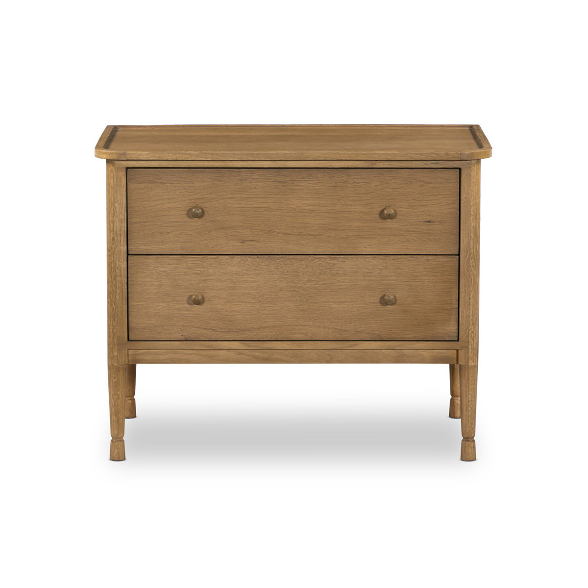 Amber Lewis x Four Hands Franny Nightstand - Saddle Brown Veneer