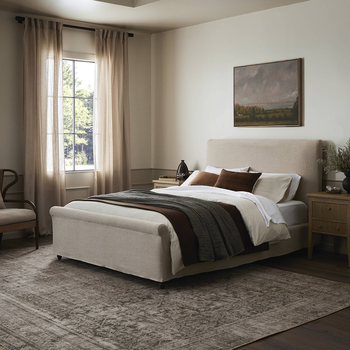 Amber Lewis x Four Hands Dalia Queen Bed - Broadway Dune