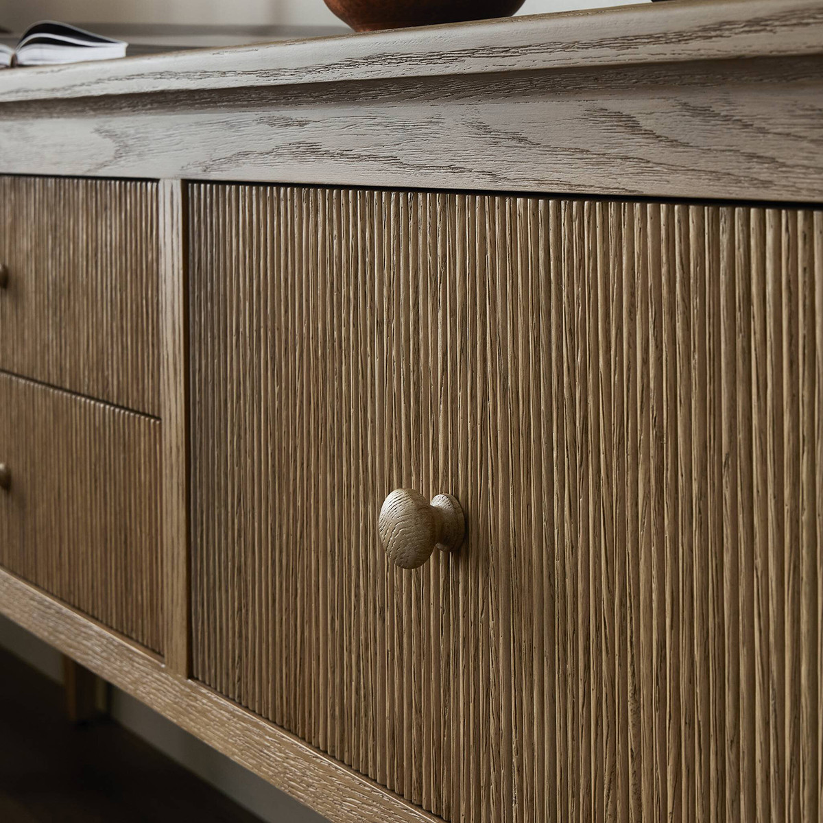 Amber Lewis x Four Hands Bush Sideboard - Light Weathered Oak Veneer