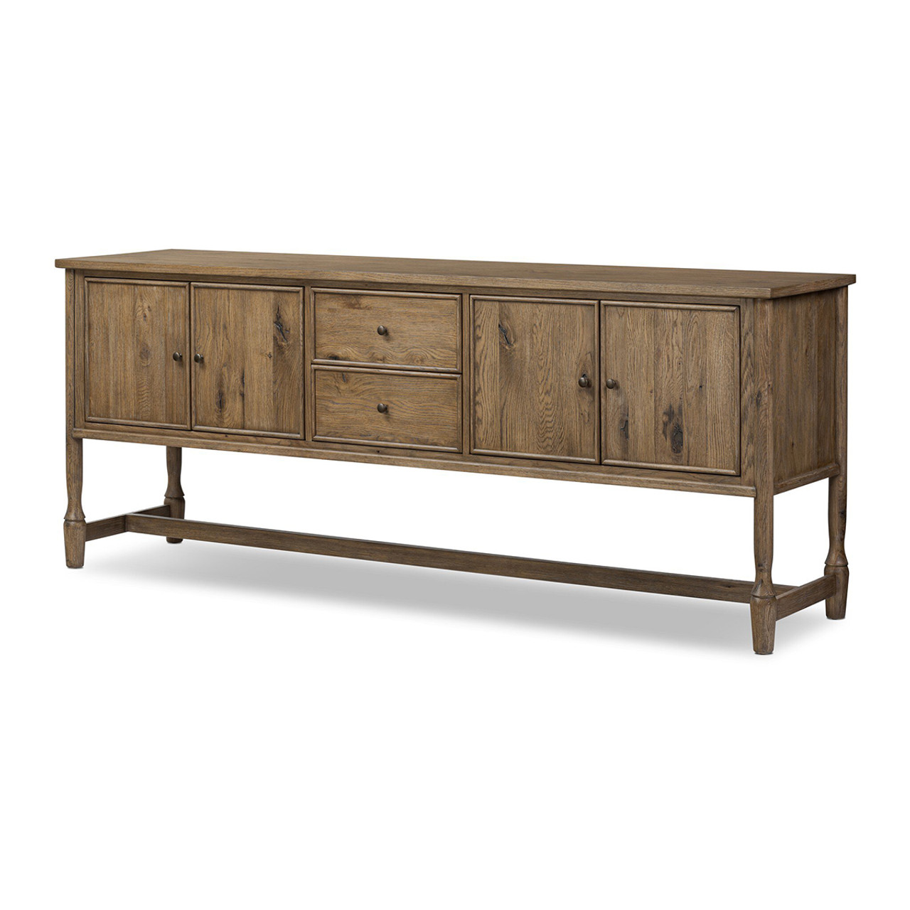 洋書 English Furniture Amber Lewis x Four Hands Bari Sideboard - Weathered Oak Veneer