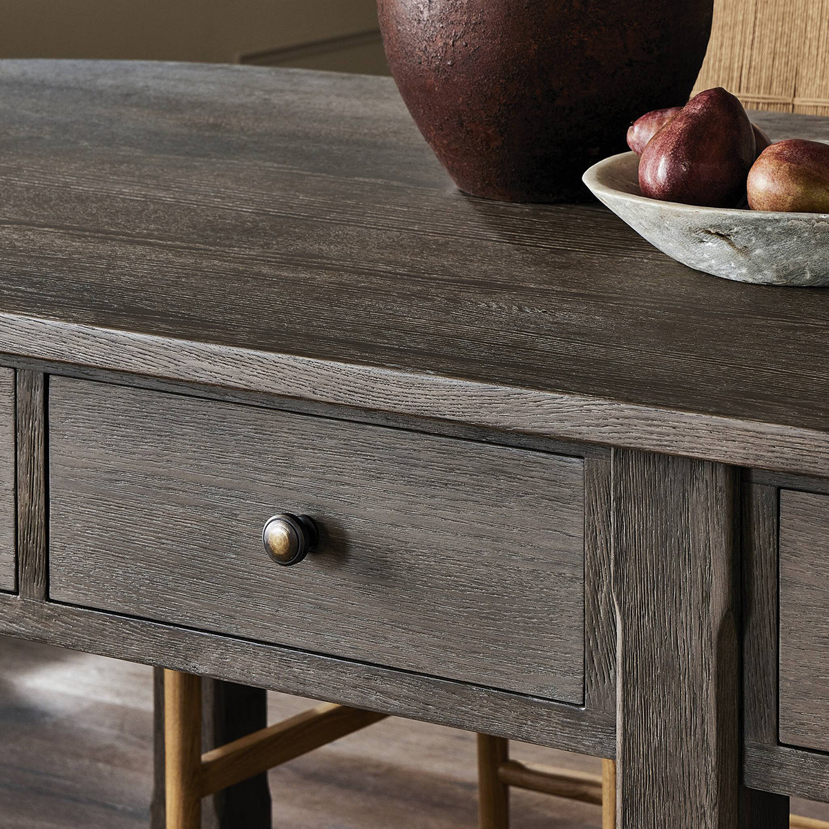 Amber Lewis x Four Hands Elise Kitchen Island - Weathered Hazel