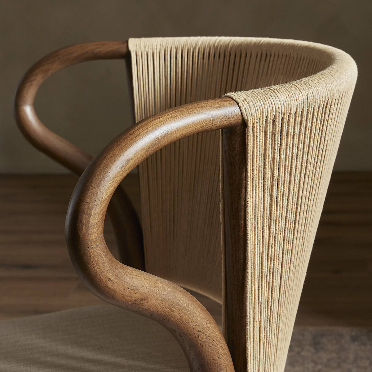 Amber Lewis x Four Hands Amira Armless Dining Chair - Laine Natural