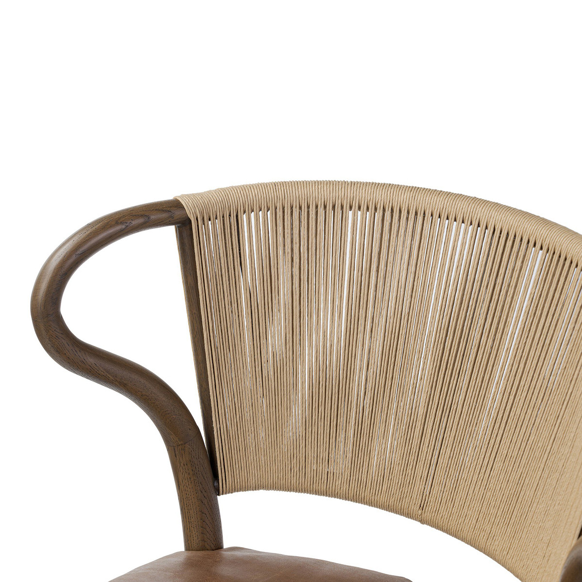 ブラウン armando様 Amber Lewis x Four Hands Amira Armless Dining Chair - Dulane Mahogany