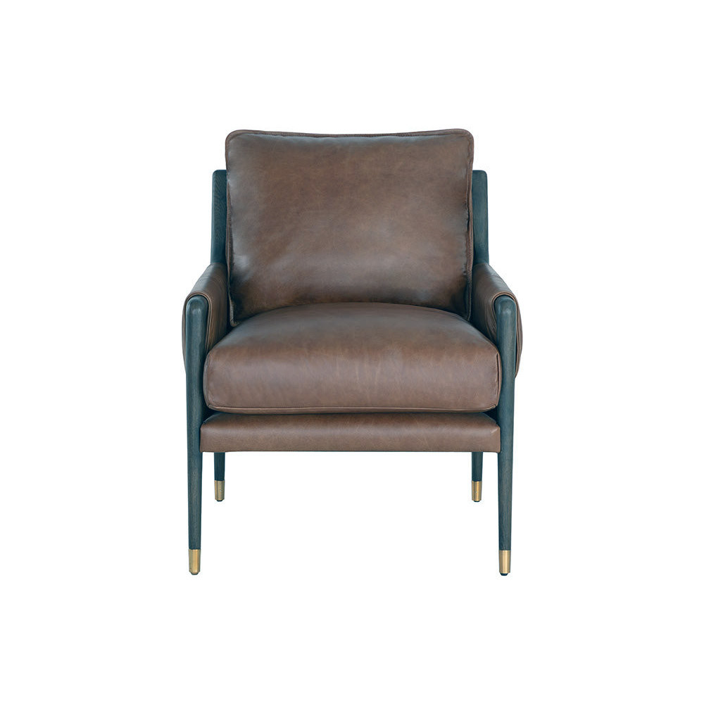 tobacco leather armchair Sunpan Mauti Armchair, Brown Shalimar Tobacco Leather