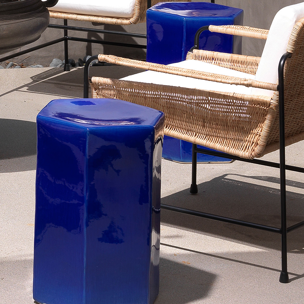 Jamie Young Porto Ceramic Side Indoor/Outdoor Table - Large
