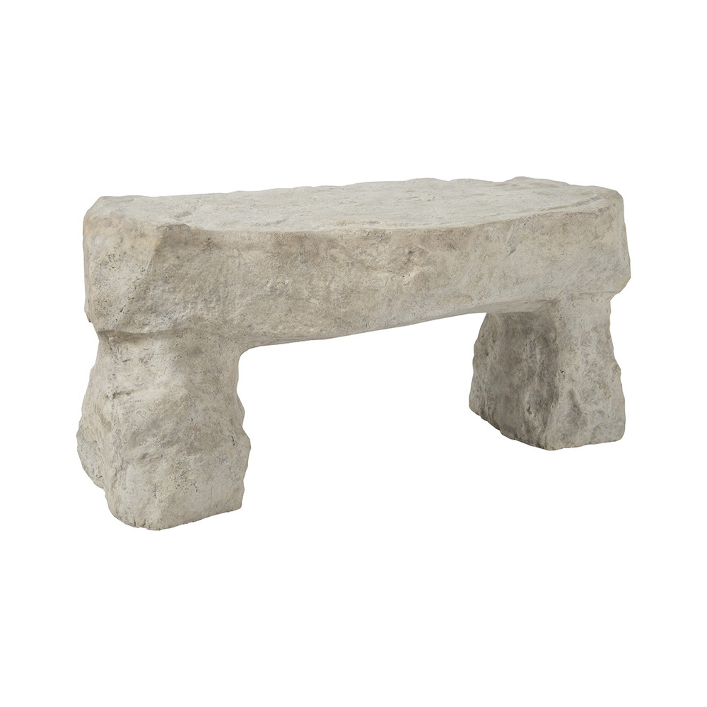 Phillips Collection Cast Stone Bench - Thumbnail 2