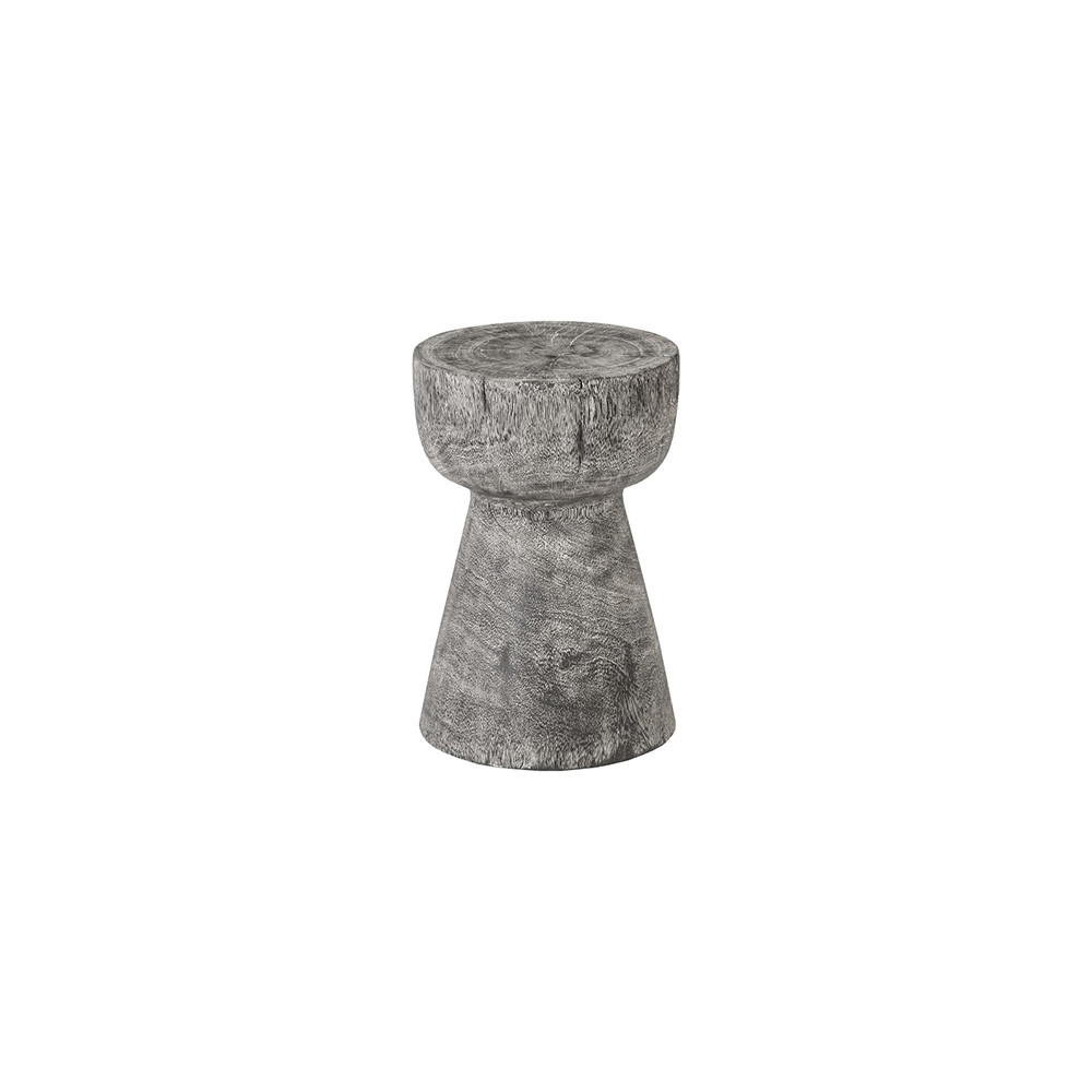 Phillips Collection Curved Wood Accent Stool