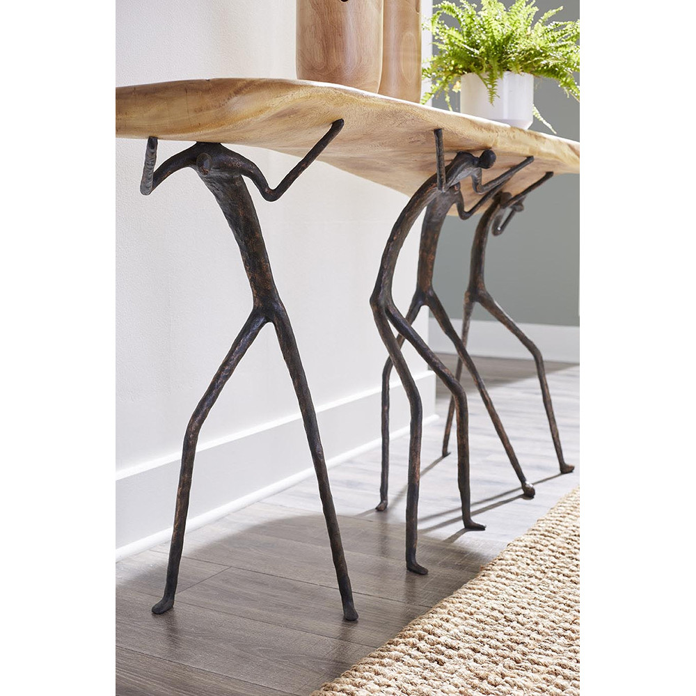 Phillips Collection Atlas Console Table - Natural Finish - Metal