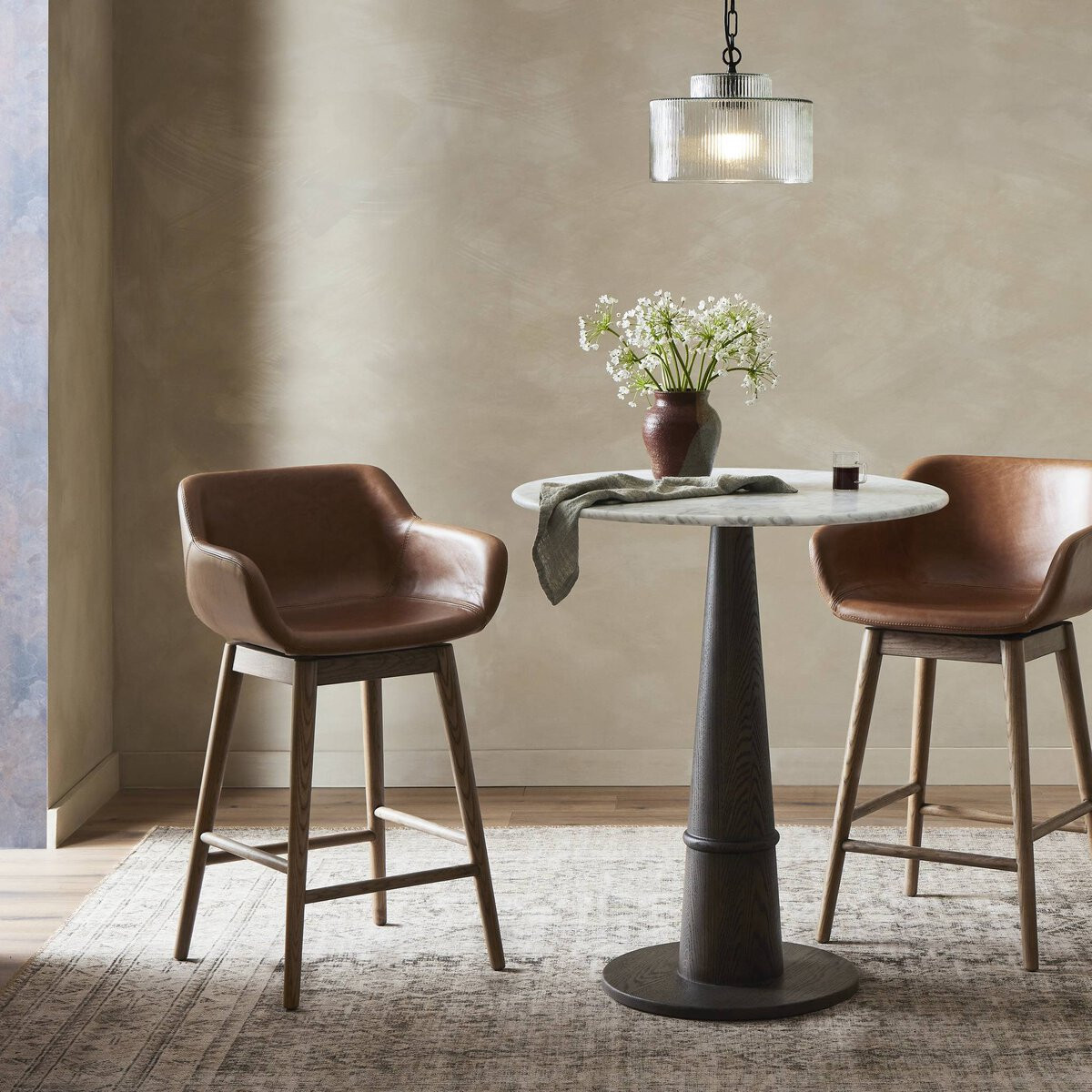 Four Hands Hannah Swivel Counter Stool - Thumbnail 5