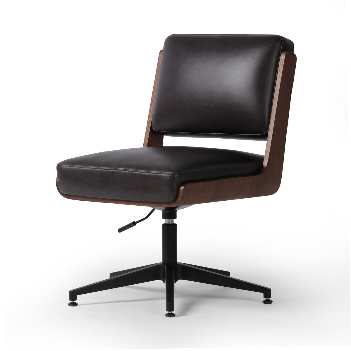 Four Hands Landon Armless Desk Chair Sonoma Black