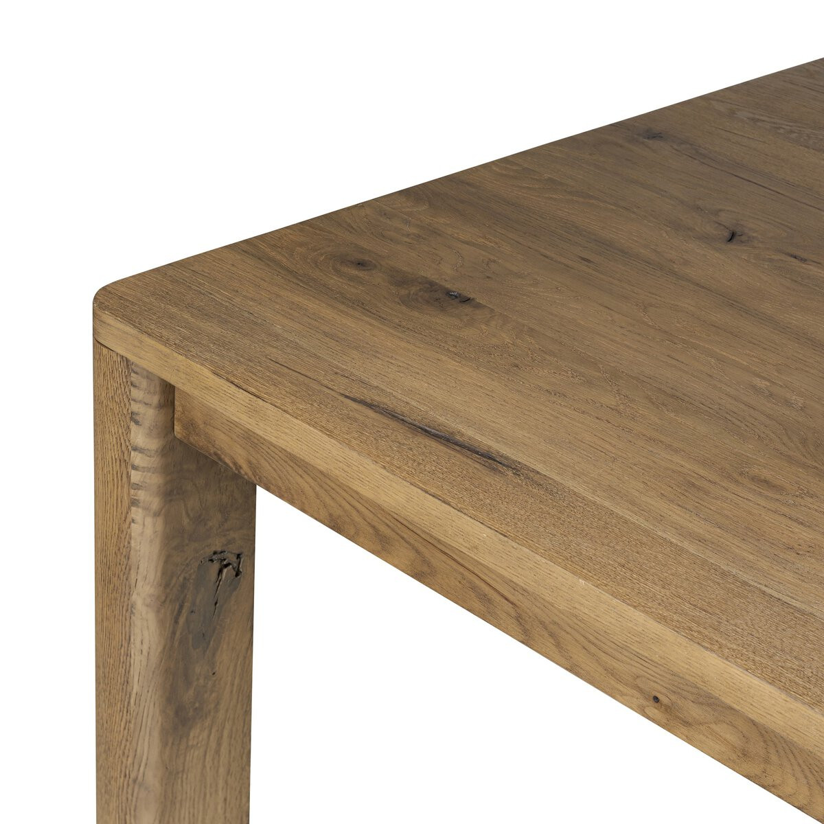 Four Hands Noeline Double Extension Dining Table - Resawn Worn Oak