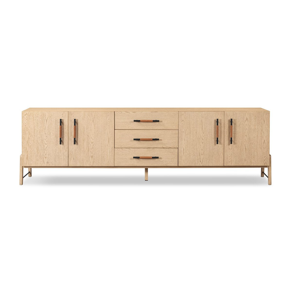 Four Hands Rosedale Media Console - Yucca Oak Veneer