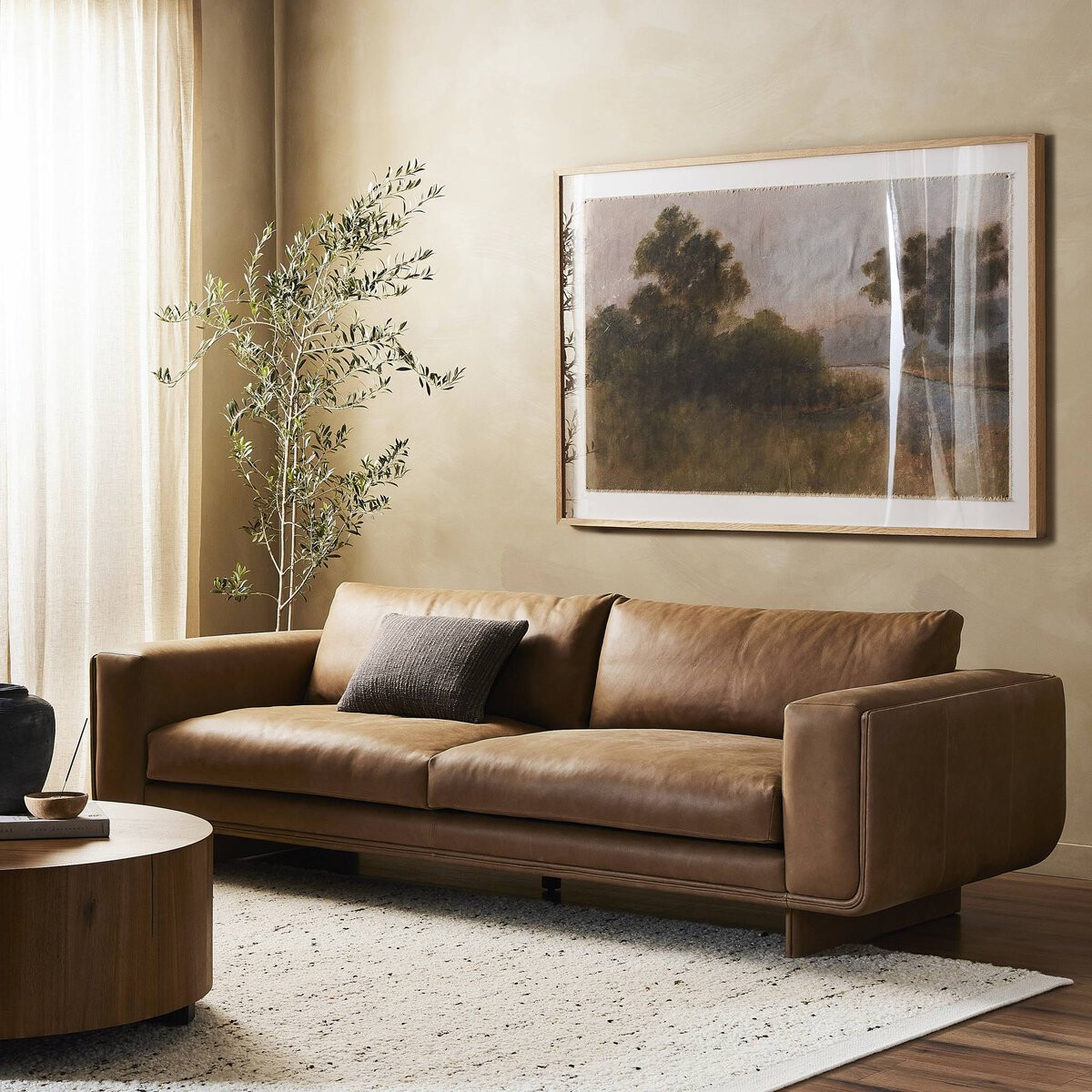 ★週末セール★インダストリアルブランチ【オットマンソファ（展示品）】アイアン ANNA LEATHER-SF-014 /2-SEATER / 大阪・堀江・家具屋・ヴィンテージ