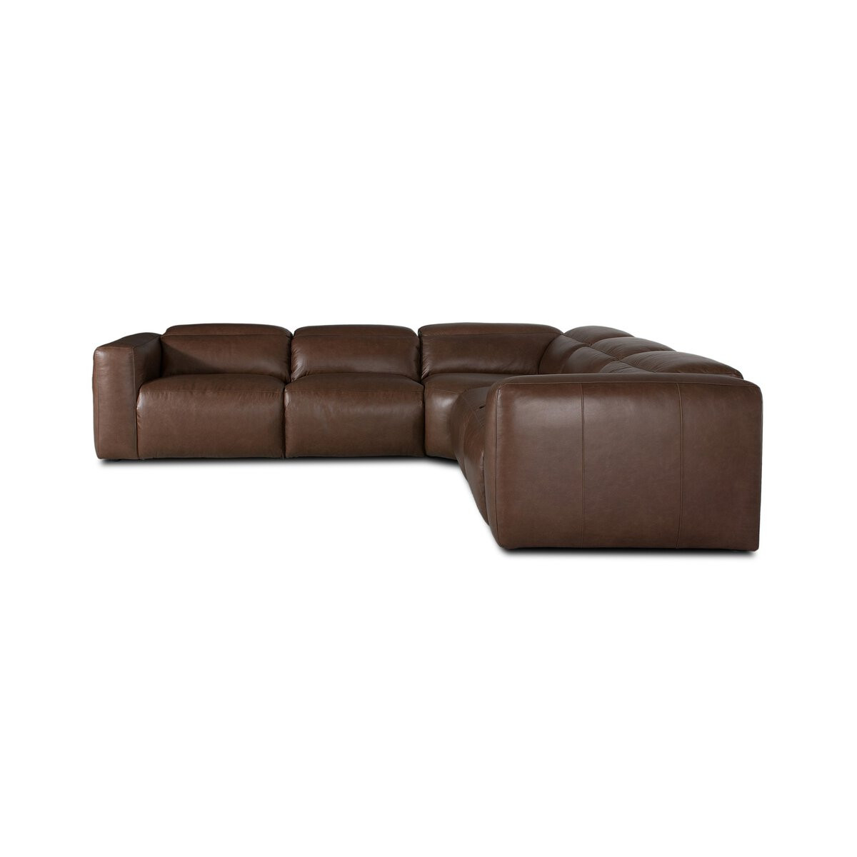 Four Hands Radley Power Recliner 5-Piece Sectional - Sonoma Coco