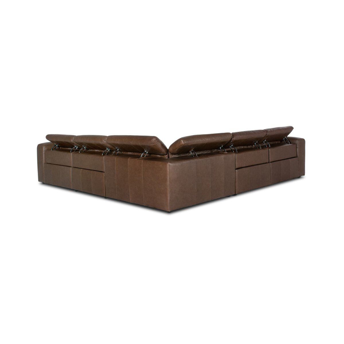 Four Hands Radley Power Recliner 5-Piece Sectional - Sonoma Coco