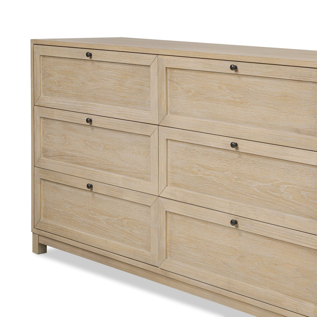 Four Hands Millie 9 Drawer Dresser - Light Bleach Oak Veneer