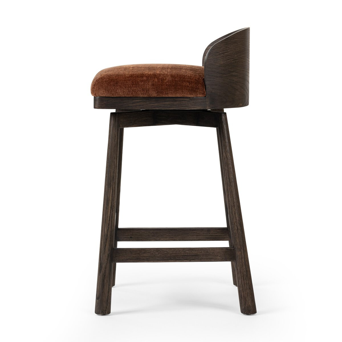 Four Hands Cloris Swivel Counter Stool - Altair Sienna
