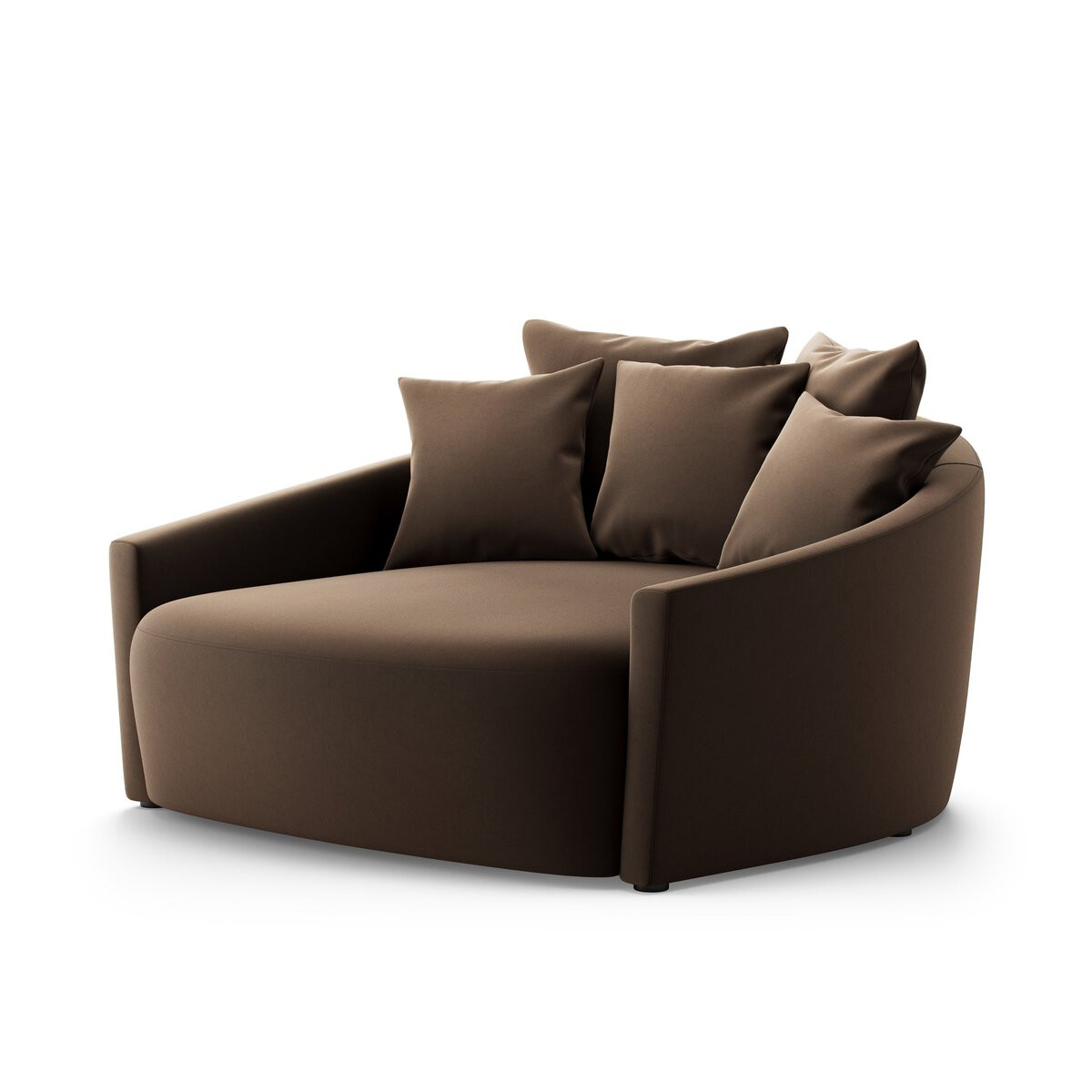 Four Hands Chloe Media Lounger Henry Coffee