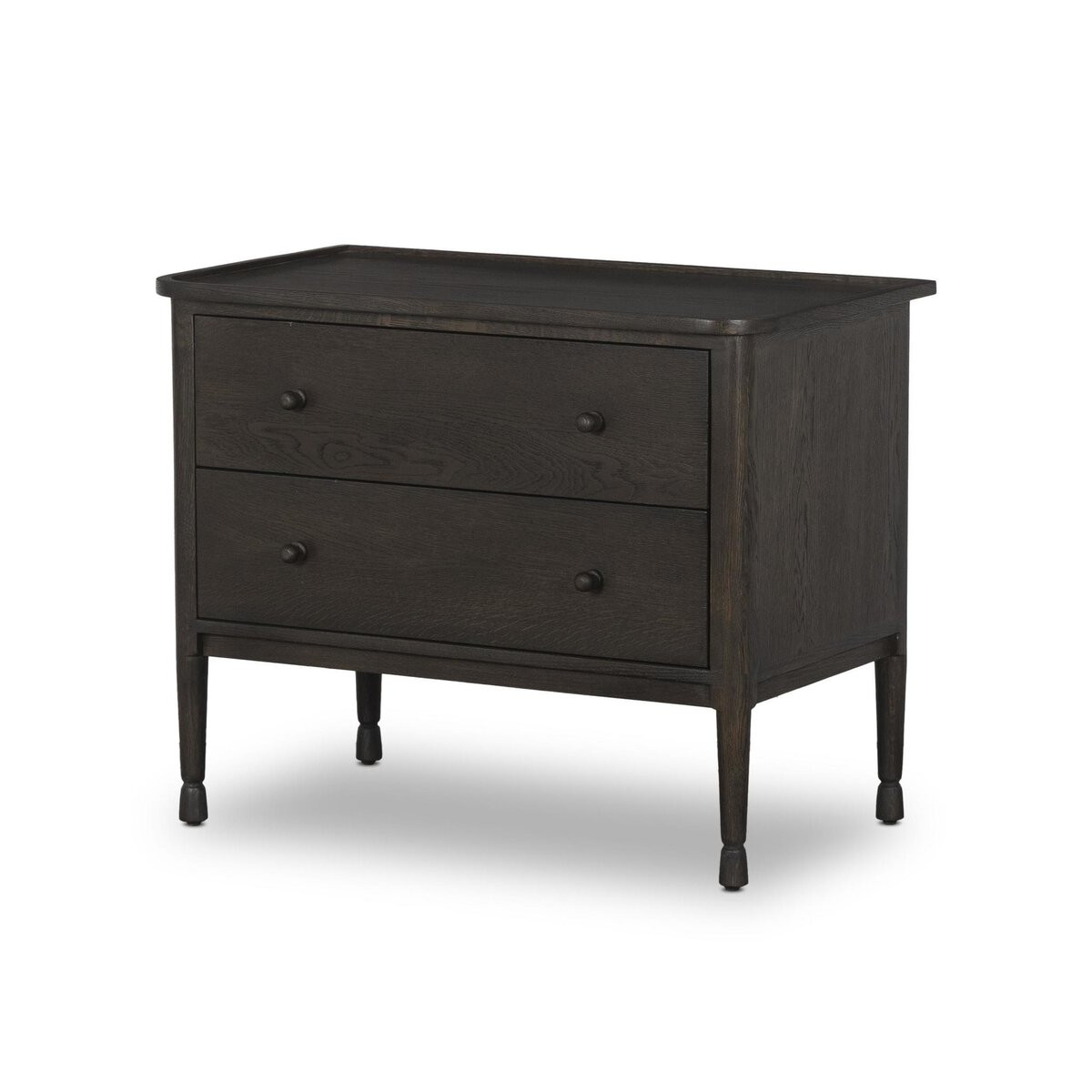 Amber Lewis x Four Hands Franny Nightstand in Espresso Oak Veneer