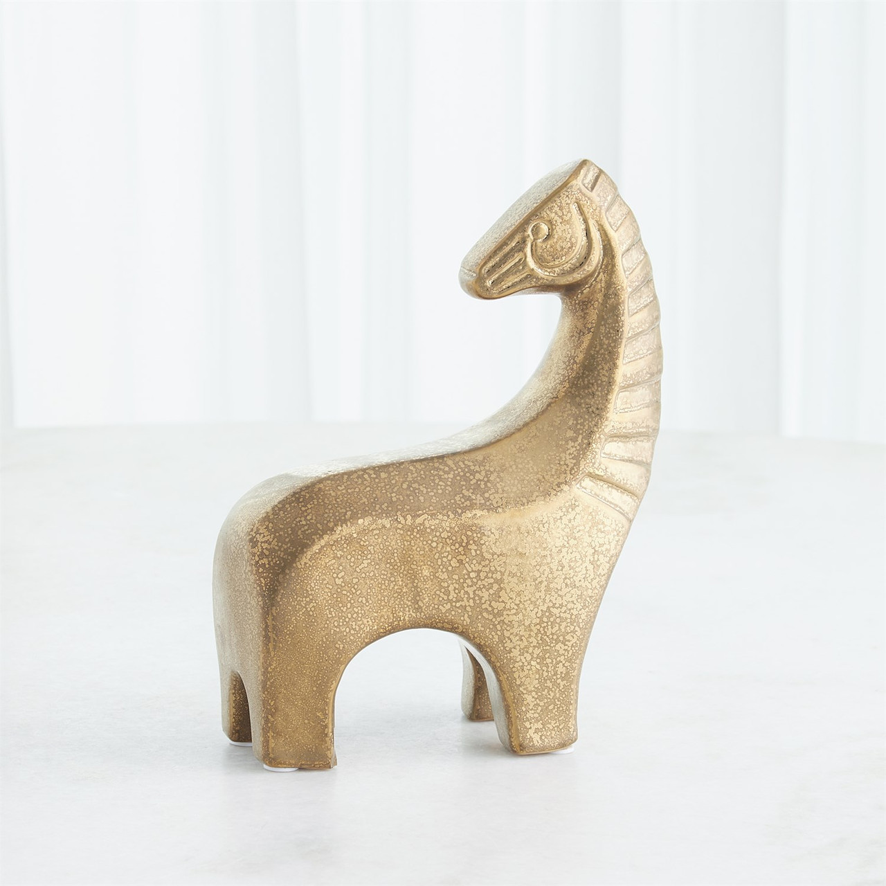 Global Views Les Animaux Cheval Sculpture - Thumbnail 2