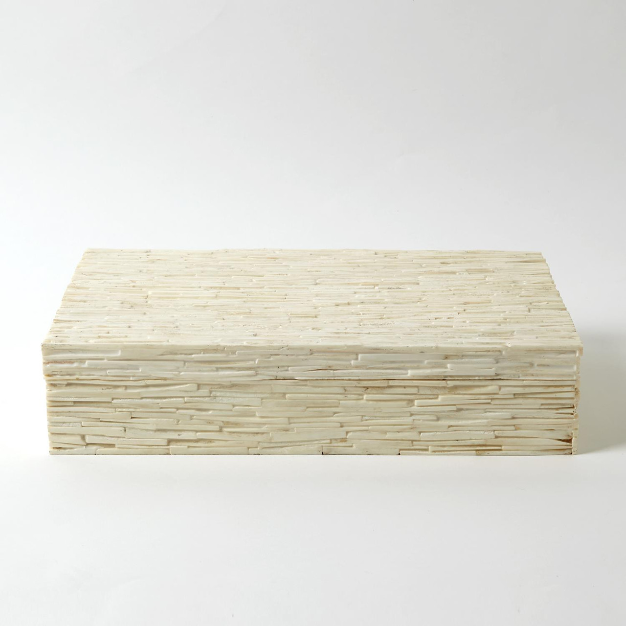 Studio A Home Chiseled Bone Storage Box - Thumbnail 3