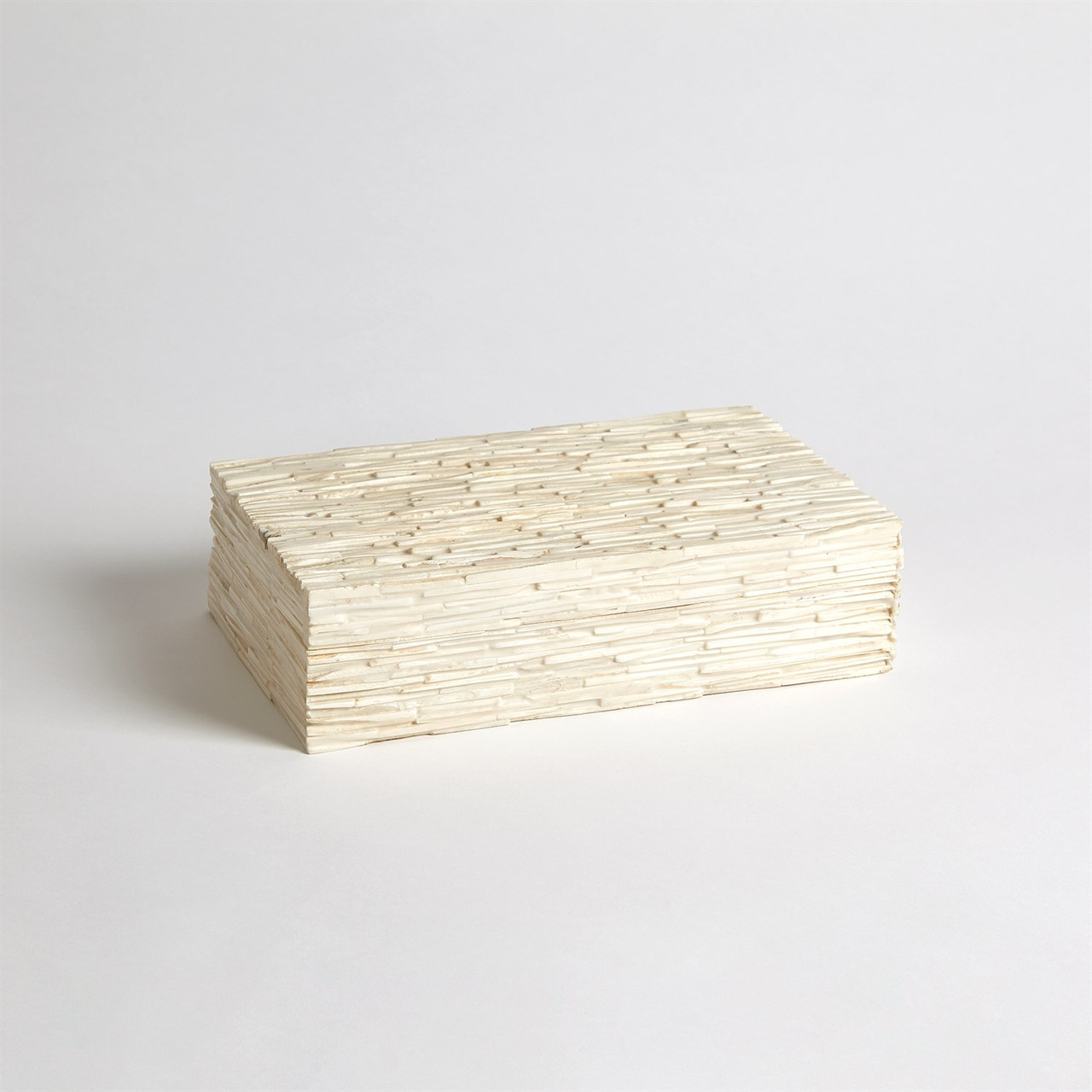 Studio A Home Chiseled Bone Storage Box - Thumbnail 2
