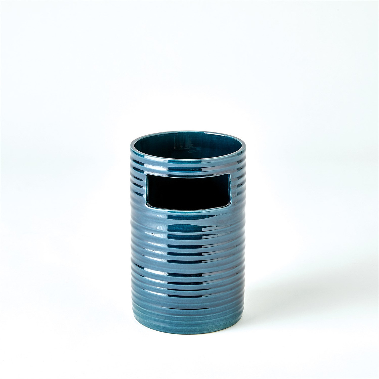 【A- studio】 Studio A Cut Out Vase - Dark Blue - Sm