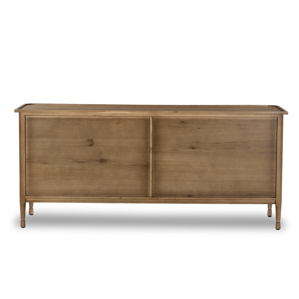 Amber Lewis x Four Hands Franny 6 Drawer Dresser - Saddle Brown Veneer