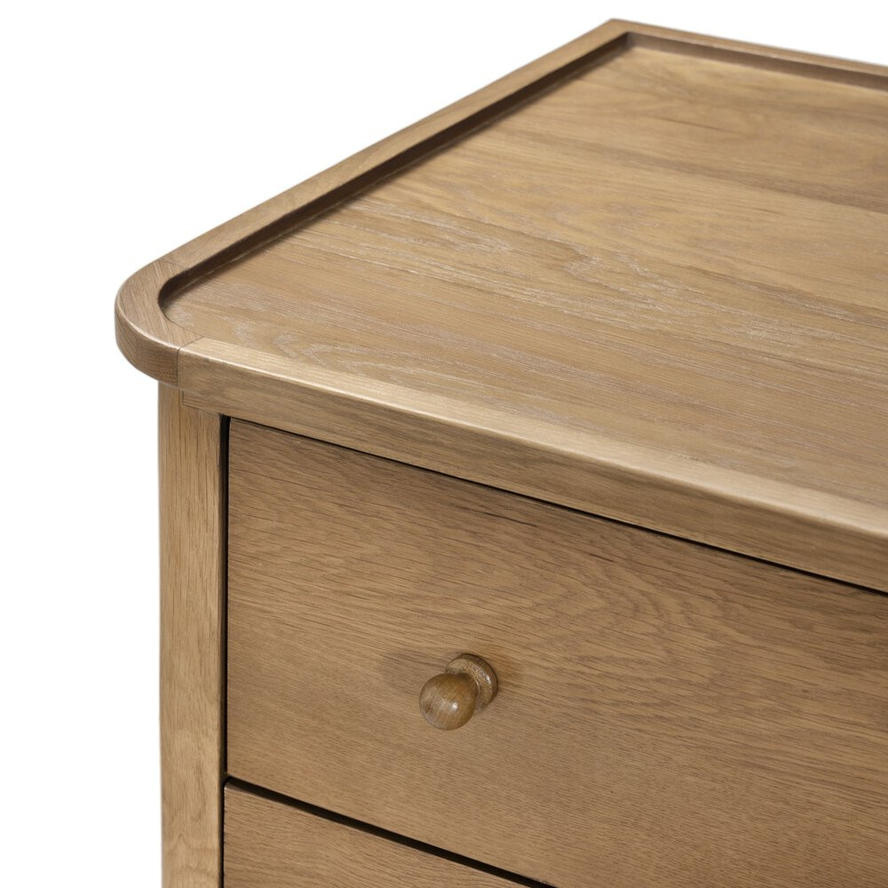 Amber Lewis x Four Hands Franny 6 Drawer Dresser - Saddle Brown Veneer
