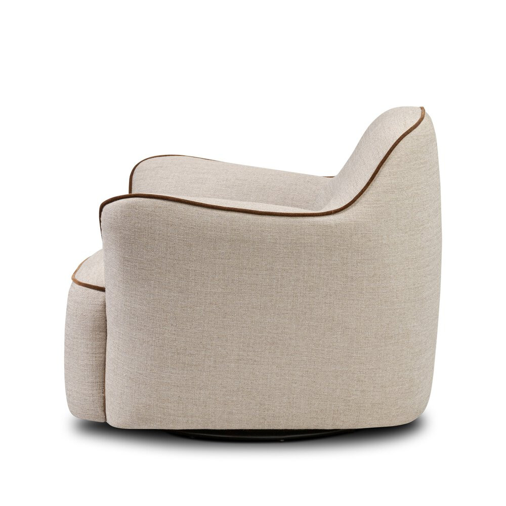 Four Hands Bethany Swivel Chair - Alcala Wheat