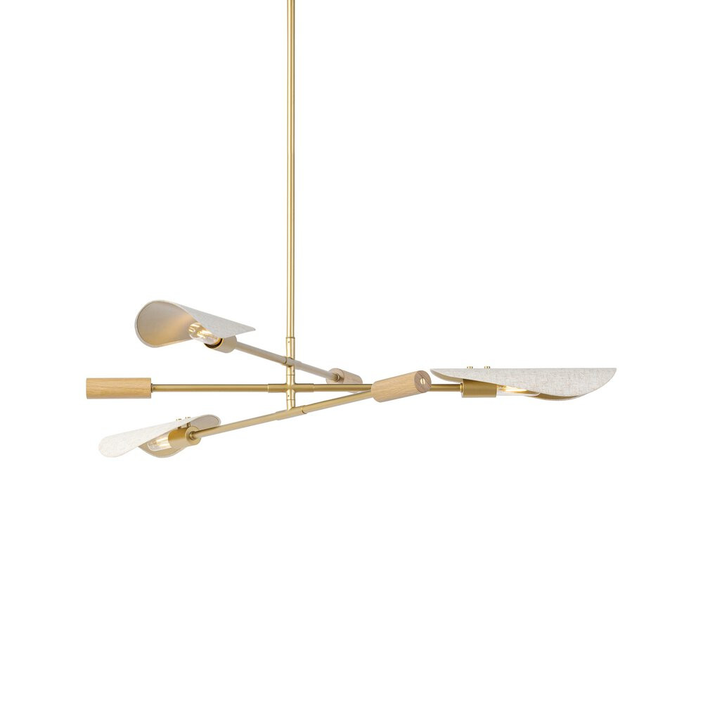 Four Hands Astrid Chandelier - Flax Linen