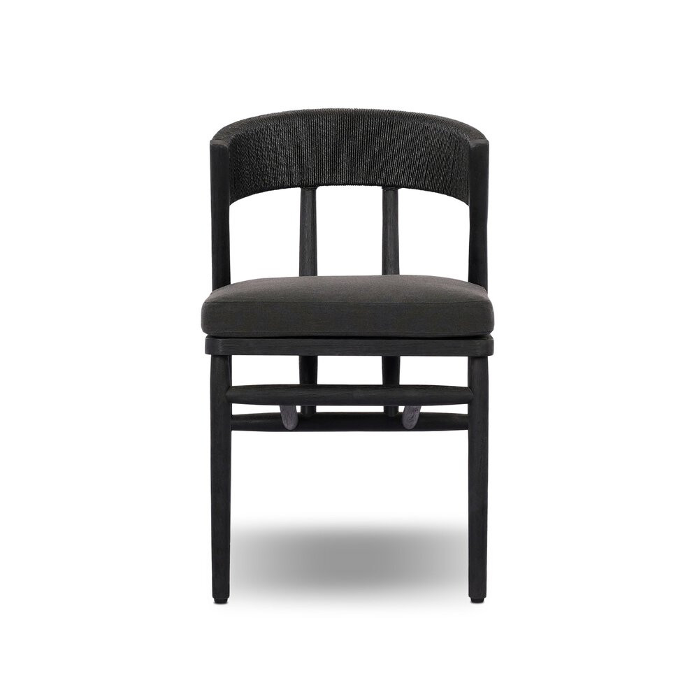 Four Hands Buxton Outdoor Dining Chair - Stained Black Teak - Fsc