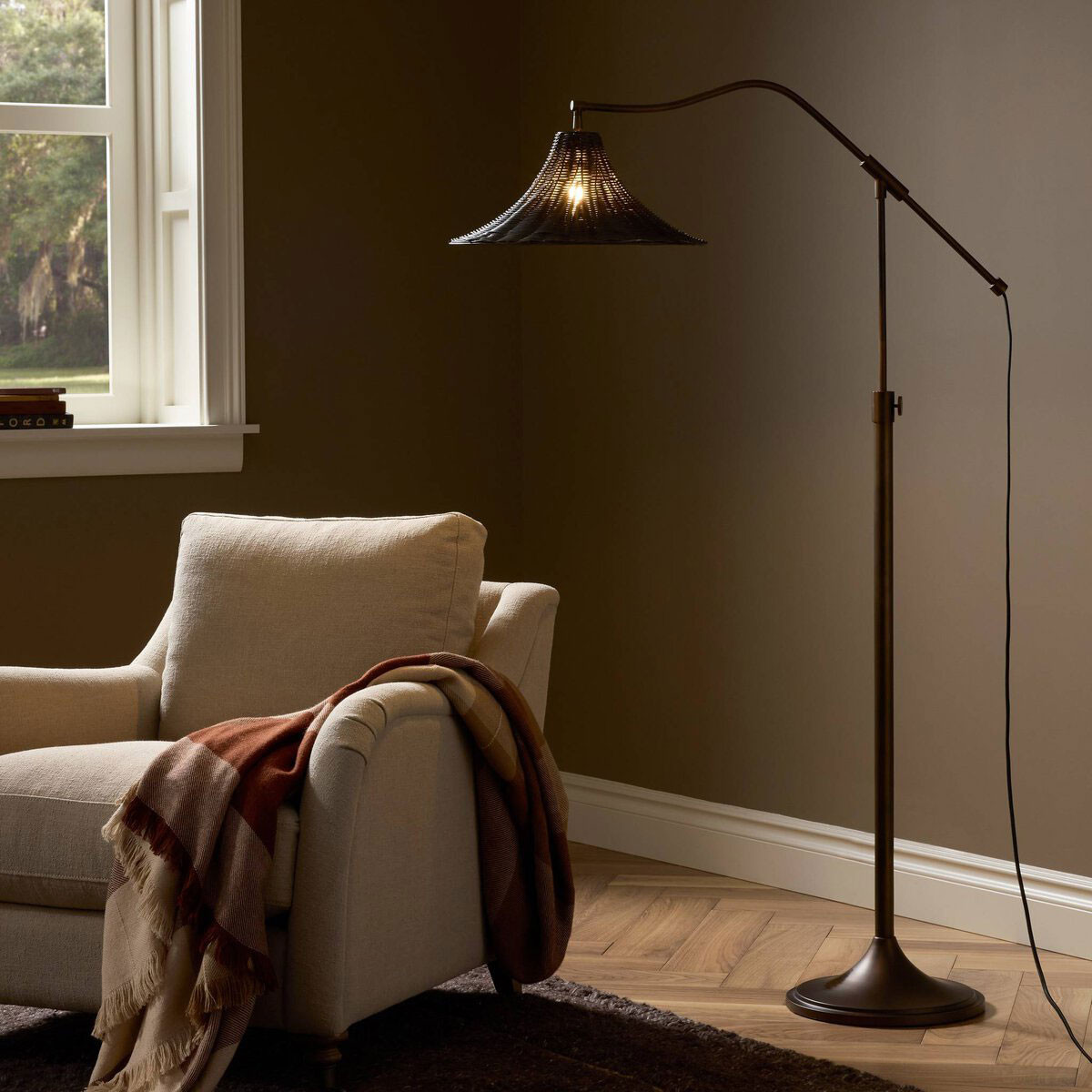 Amber Lewis x Four Hands Caswell Floor Lamp - Oil Rubbed Bronze