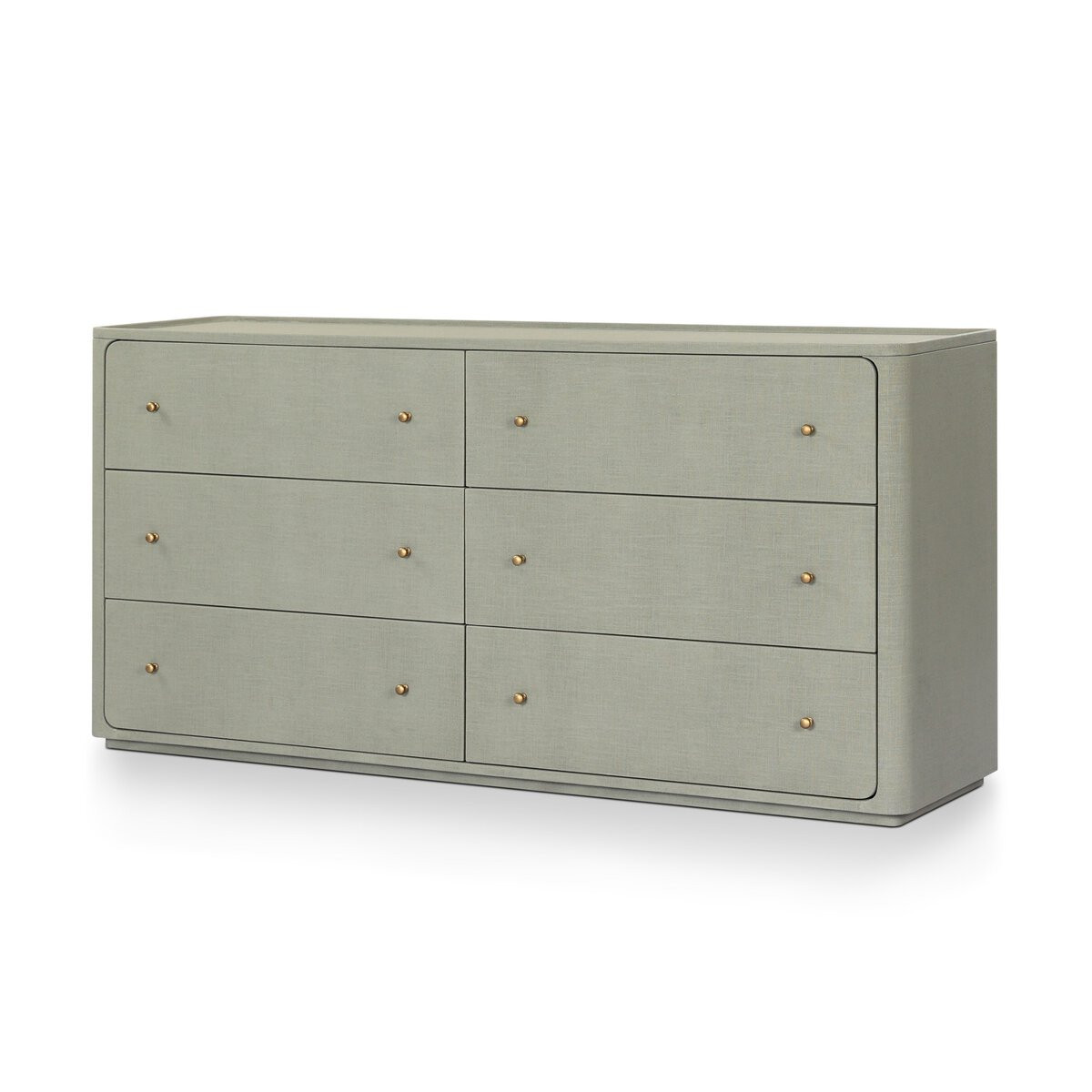 sage green 6 drawer dresser Paula Color: Laurel FW17