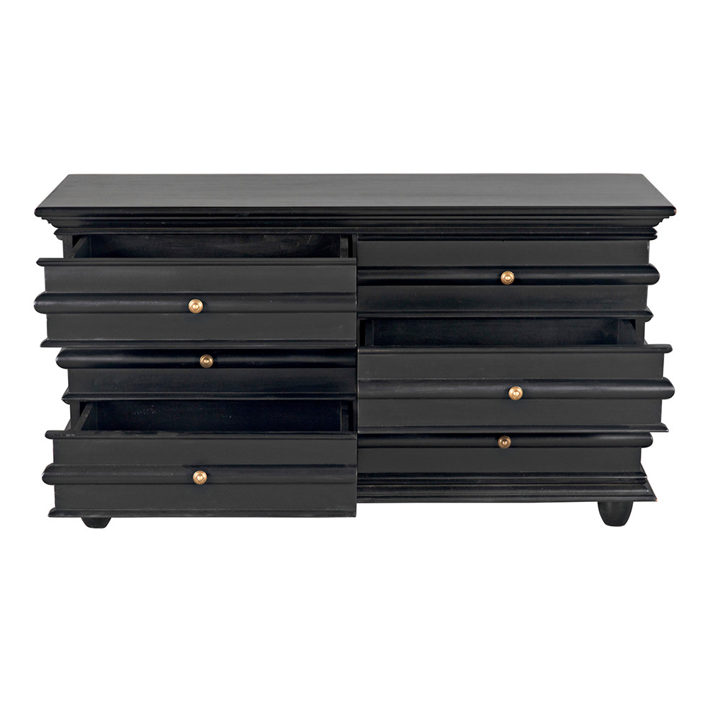 Noir Ascona Chest - Hand Rubbed Black