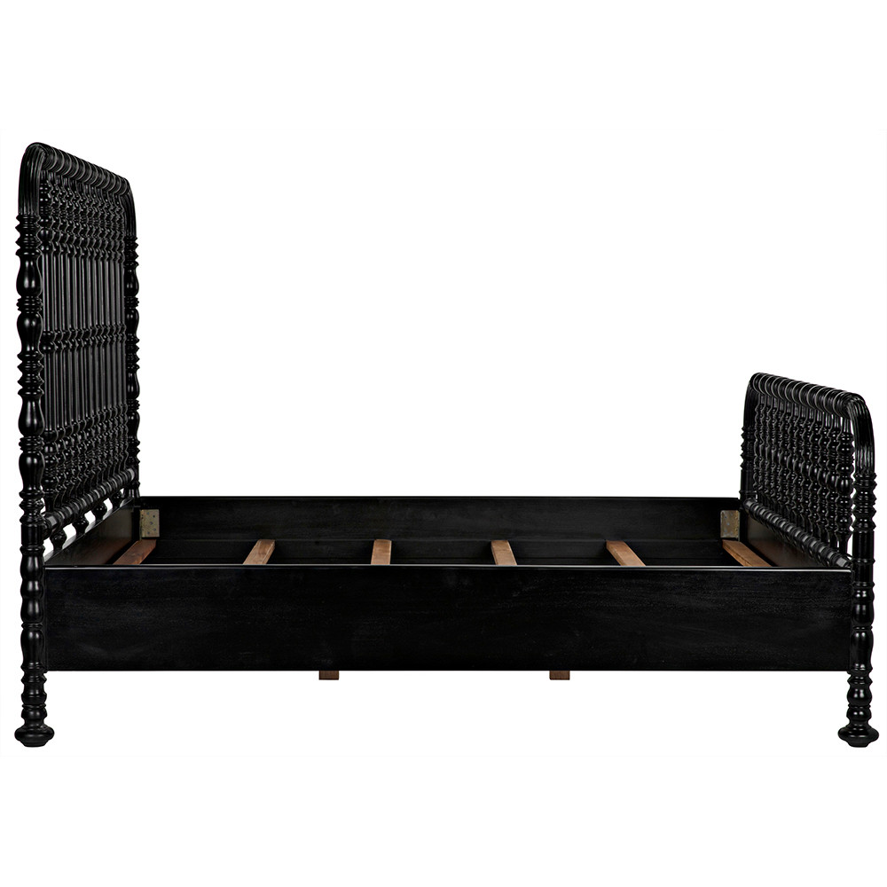 Bachelor Bed - E. King - Hand Rubbed Black - Thumbnail 2