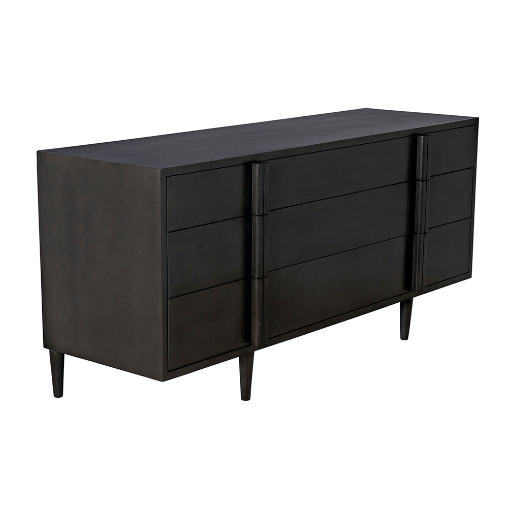 little black dress chanel Jackson 9-Drawer Rustic Hickory Tall Dresser in Willowbend Color main image 0