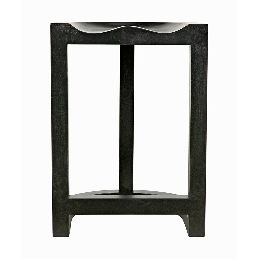 Noir Saddle Counter Stool - Thumbnail 2