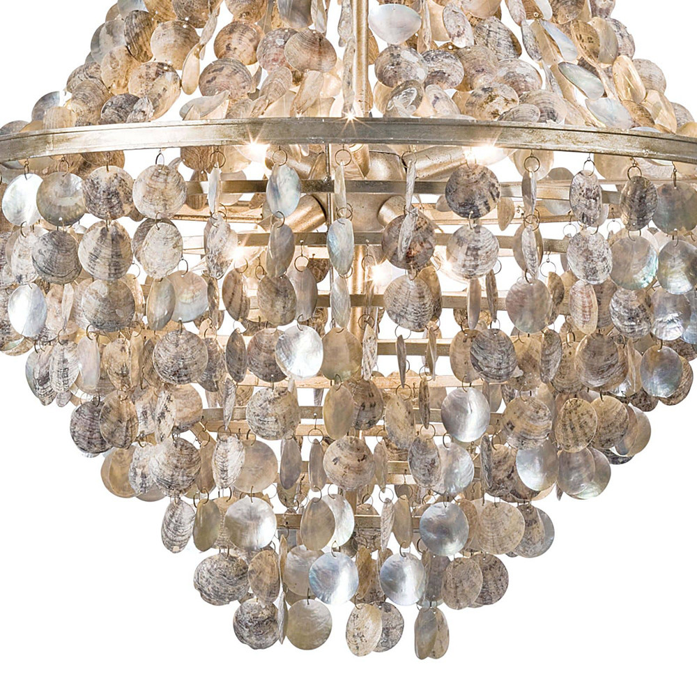 Regina Andrew Capri Abalone Shell Chandelier Regina Andrew Capri Abalone Shell Chandelier