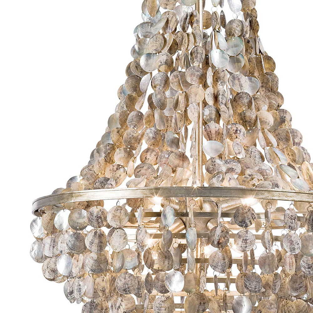 Regina Andrew Capri Abalone Shell Chandelier