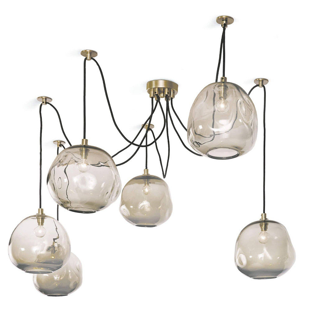 Regina Andrew Molten Spider with Smoke Glass - Large