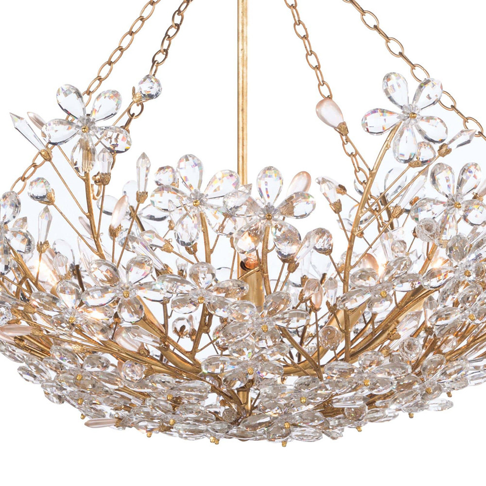 Regina Andrew Cheshire Basin Pendant - Gold Leaf